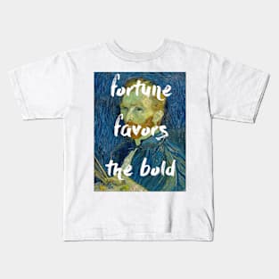 Fortune Favors the Bold Kids T-Shirt